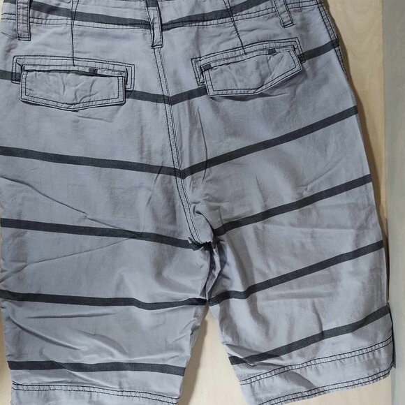 Distillery 100% cotton size 32 Grey and Black Stripes Utility Chino - Picture 4 of 7